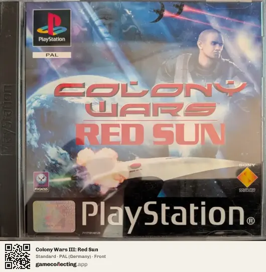 Colony Wars III: Red Sun PlayStation, Germany box front