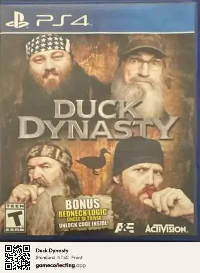 Duck Dynasty PlayStation 4, NTSC box front