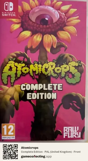Atomicrops Nintendo Switch, United Kingdom box front