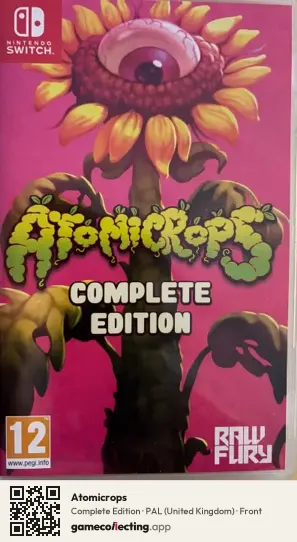 Atomicrops Nintendo Switch, United Kingdom box front