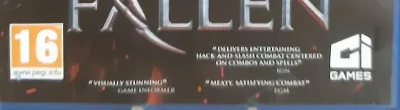 Lords of the Fallen, the USK square on its front