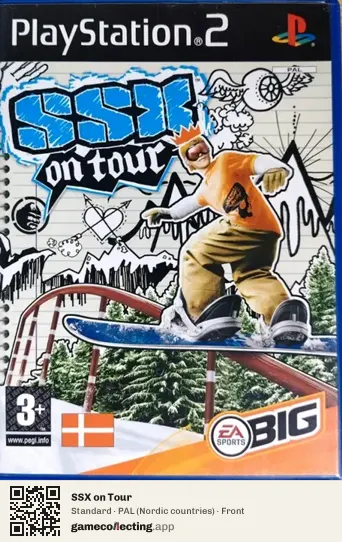 SSX on Tour PlayStation 2, Nordic countries box front