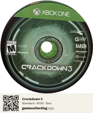 Crackdown 3 Xbox One, NTSC disc