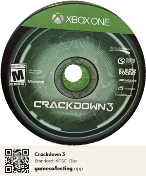 Crackdown 3 Xbox One, NTSC disc