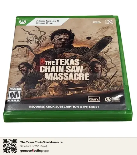 The Texas Chain Saw Massacre Xbox Series X, NTSC box front
