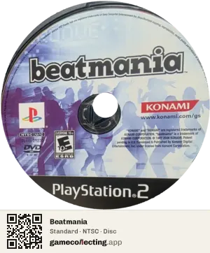 Beatmania PlayStation 2, NTSC disc