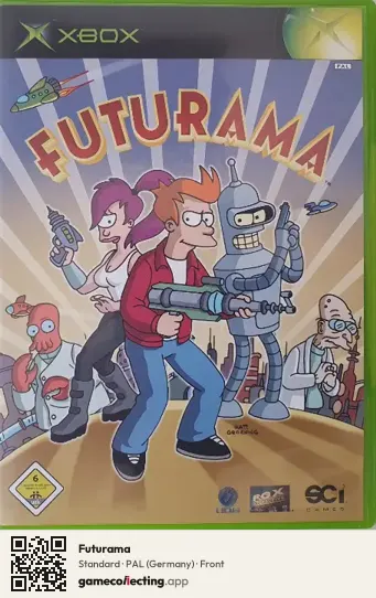 Futurama Xbox, Germany box front