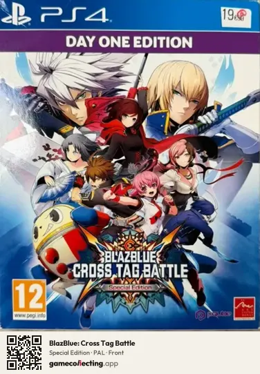 BlazBlue: Cross Tag Battle PlayStation 4, PAL box front