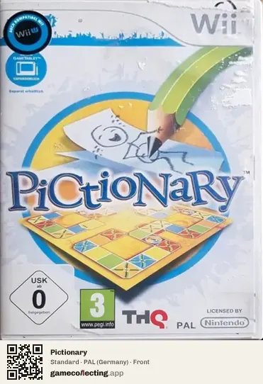 Pictionary Nintendo Wii, Germany box front