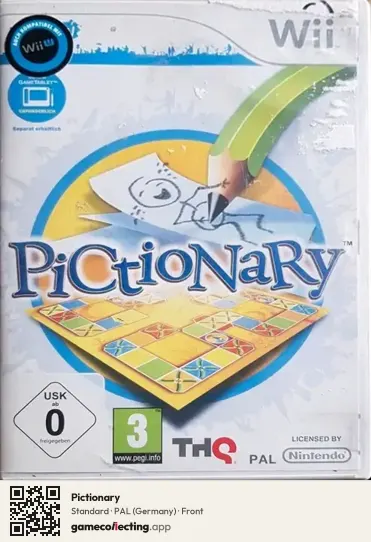 Pictionary Nintendo Wii, Germany box front