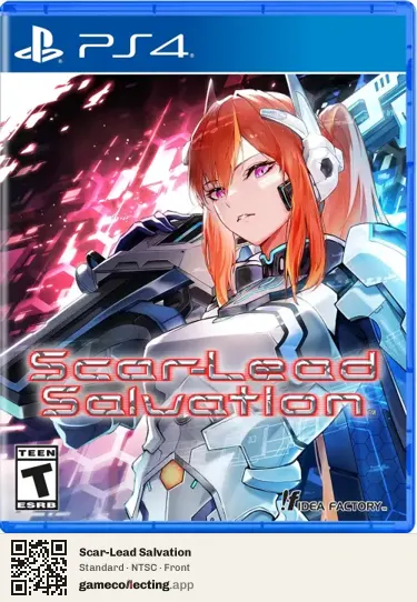 Scar-Lead Salvation PlayStation 4, NTSC box front