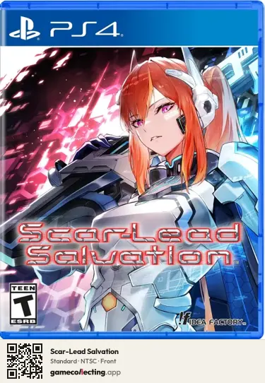 Scar-Lead Salvation PlayStation 4, NTSC box front