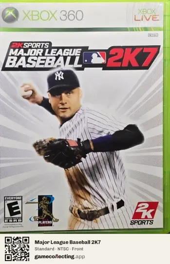 Major League Baseball 2K7 Xbox 360, NTSC box front