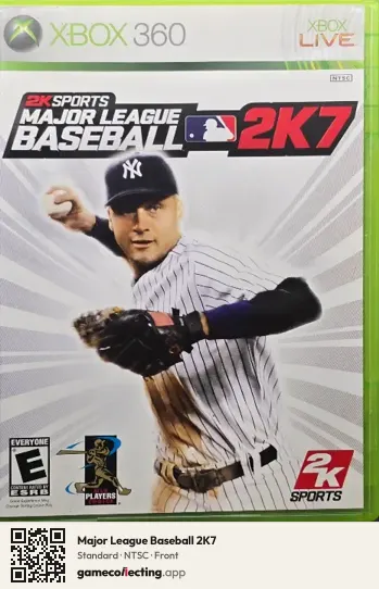 Major League Baseball 2K7 Xbox 360, NTSC box front