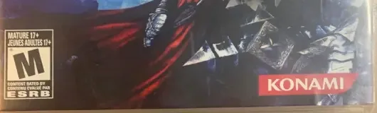 Castlevania: Lords of Shadow, the ESRB box on its front