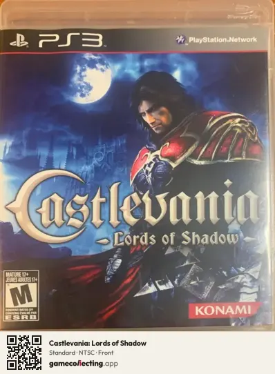 Castlevania: Lords of Shadow PlayStation 3, NTSC box front