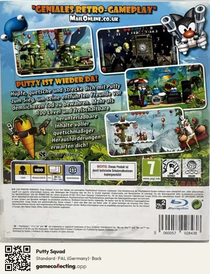 Putty Squad PlayStation 3, Germany box back