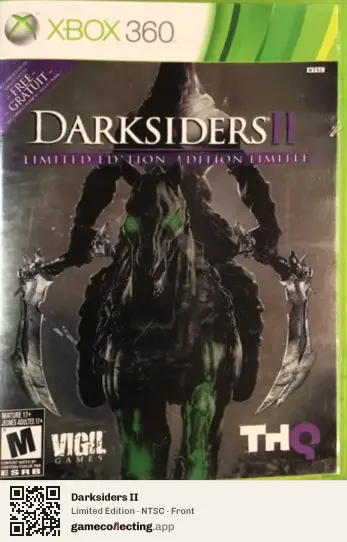 Darksiders II Xbox 360, NTSC box front