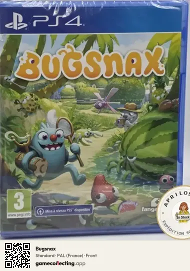 Bugsnax PlayStation 4, France box front