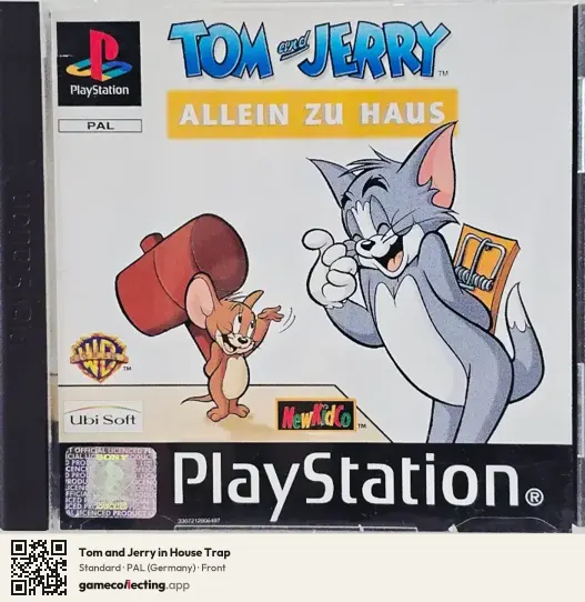 Tom and Jerry in House Trap PlayStation, Germany box front