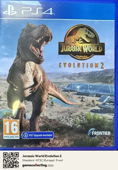 Jurassic World Evolution 2 PlayStation 4, Europe box front