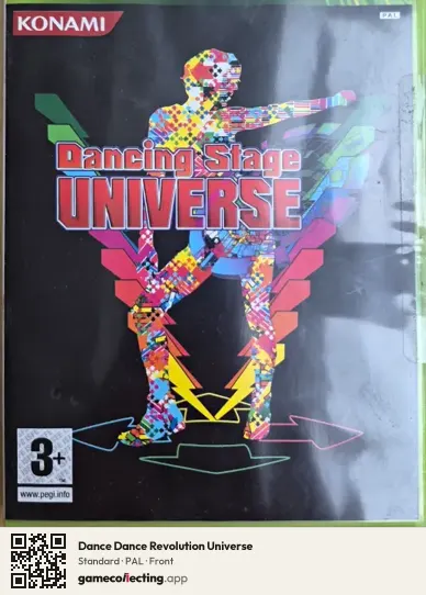 Dance Dance Revolution Universe Xbox 360, PAL box front