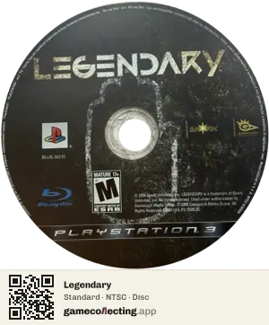 Legendary PlayStation 3, NTSC disc