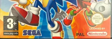 Sonic Heroes, the PEGI square on its front