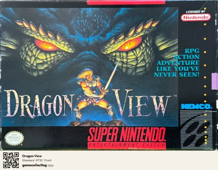 Dragon View Super Nintendo Entertainment System, NTSC box front