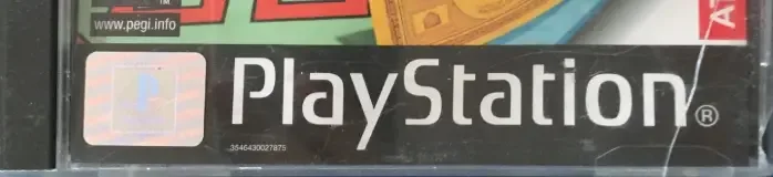 Monopoly, the PEGI square on its front