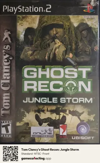 Tom Clancy's Ghost Recon: Jungle Storm PlayStation 2, NTSC box front