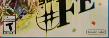 Tokyo Mirage Sessions #FE, the ESRB box on its front