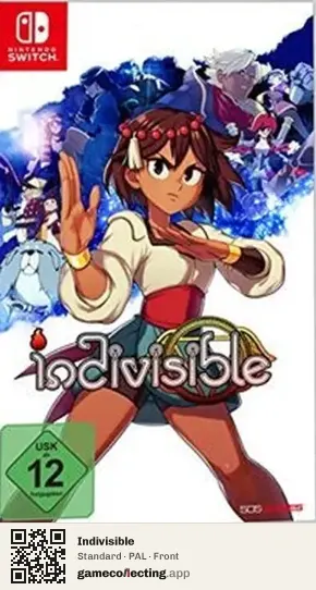 Indivisible Nintendo Switch, PAL box front