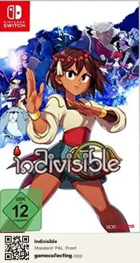 Indivisible Nintendo Switch, PAL box front