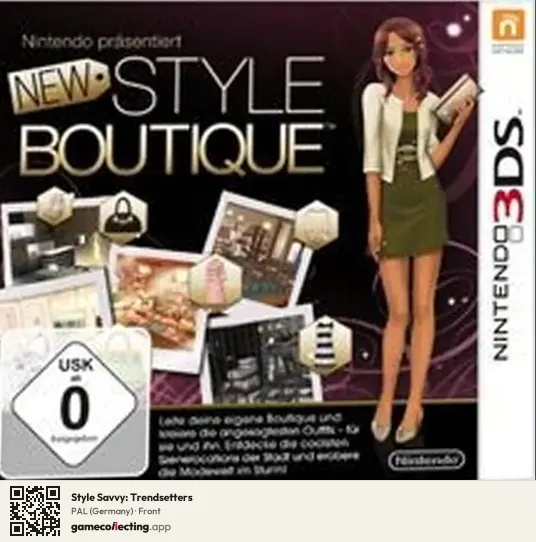 Style Savvy: Trendsetters Nintendo 3DS, Germany box front