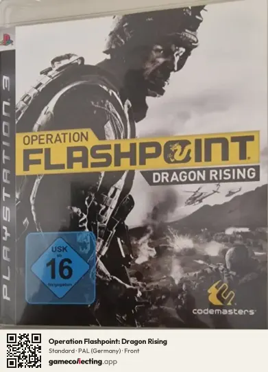 Operation Flashpoint: Dragon Rising PlayStation 3, Germany box front