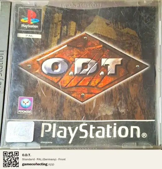 O.D.T. PlayStation, Germany box front