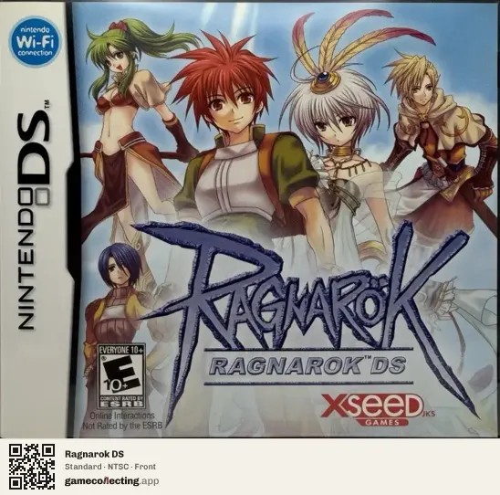 Ragnarok DS Nintendo DS, NTSC box front