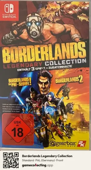 Borderlands Legendary Collection Nintendo Switch, Germany box front