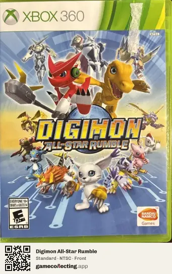 Digimon All-Star Rumble Xbox 360, NTSC box front