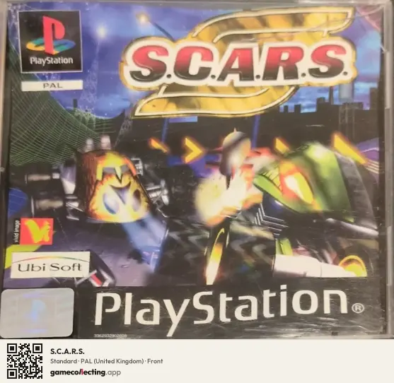 S.C.A.R.S. PlayStation, United Kingdom box front