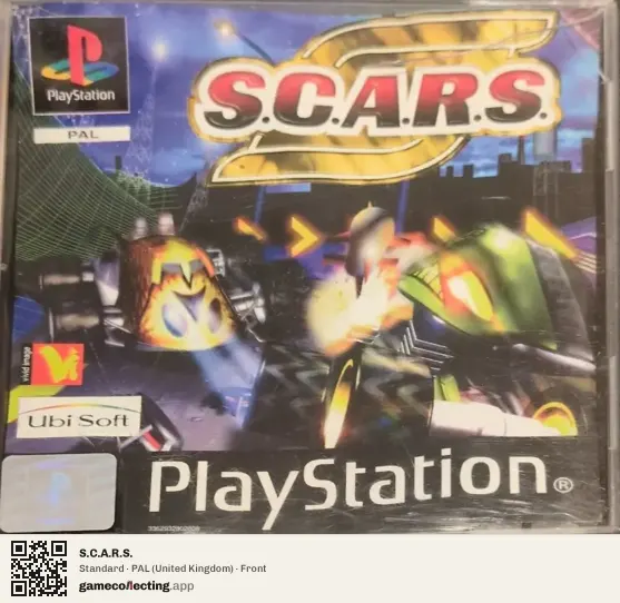 S.C.A.R.S. PlayStation, United Kingdom box front