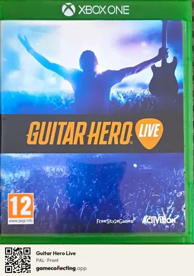 Guitar Hero Live Xbox One, PAL box front