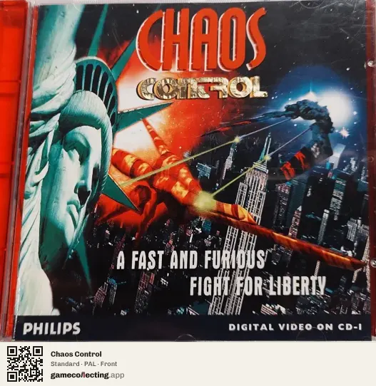 Chaos Control Philips CD-i, PAL box front