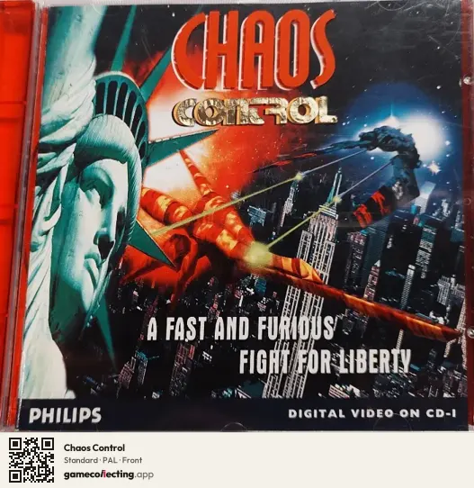 Chaos Control Philips CD-i, PAL box front