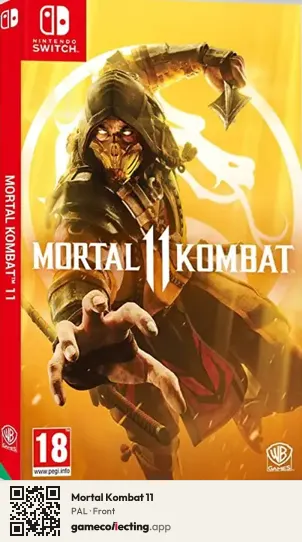 Mortal Kombat 11 Nintendo Switch, PAL box front