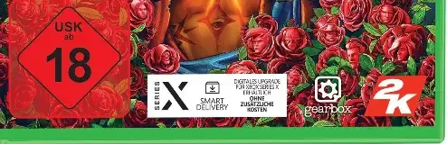 Borderlands 3, the USK square on its front