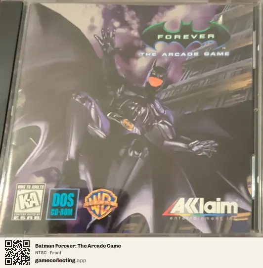 Batman Forever: The Arcade Game Computer, NTSC box front