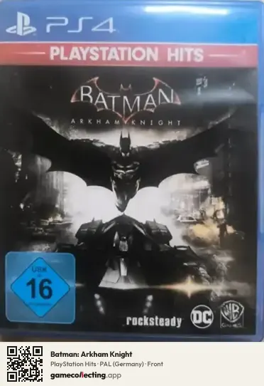 Batman: Arkham Knight PlayStation 4, Germany box front