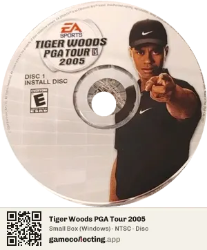 Tiger Woods PGA Tour 2005 Computer, NTSC disc